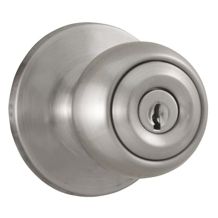 Weslock Hudson Entry Lock Adjustable Latch and Full Lip Strike Satin Nickel 00240GNGNFR22